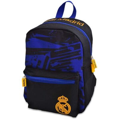 Hy-Pro officiellt licensierad Real Madrid CF ryggsäck – liten, lätt, ryggsäck, Real Madrid-varor, bra fotboll presentidé Hy-Pro officiellt licensierad Real Madrid CF ryggsäck – liten, lätt, ryggsäck, Real Madrid-varor, bra fotboll presentidé