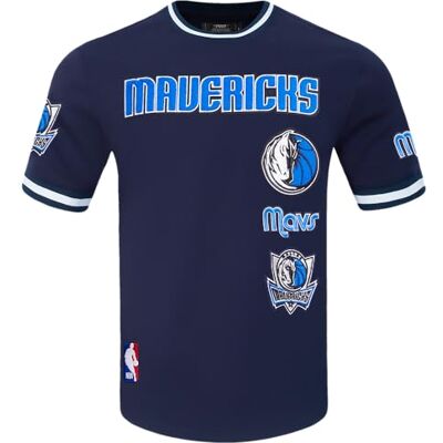 Pro Standard herr NBA Dallas Mavericks Retro Classics S/S Tee, Midnatt marinblå, S Pro Standard herr NBA Dallas Mavericks Retro Classics S/S Tee, Midnatt marinblå, S