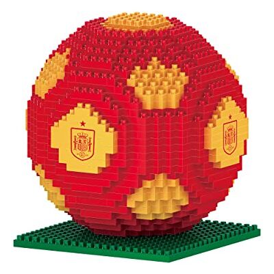 FOCO Officiell licensierad produkt Spain BRXLZ 3D-fotboll byggleksak modell FOCO Officiell licensierad produkt Spain BRXLZ 3D-fotboll byggleksak modell