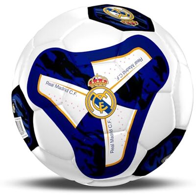 Hy-Pro officiellt licensierad Real Madrid CF fotboll – storlek 5, spårdesign, träning, match, varor, samlarobjekt för barn och vuxna Hy-Pro officiellt licensierad Real Madrid CF fotboll – storlek 5, spårdesign, träning, match, varor, samlarobjekt för barn och vuxna