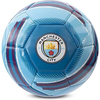 Hy-Pro officiellt licensierad Manchester City Cyclone fotboll Man City, storlek 5, träning, match, varor, samlarobjekt för barn och vuxna, blå/vit Hy-Pro officiellt licensierad Manchester City Cyclone fotboll Man City, storlek 5, träning, match, varor, samlarobjekt för barn och vuxna, blå/vit