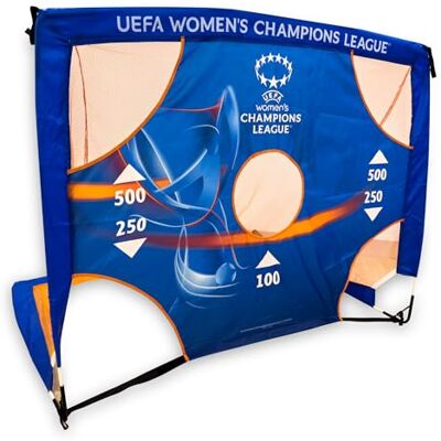 UEFA kvinnors Champions League 4 fot pop up fotbollsmål – UWCL officiellt licensierade varor, 2-i-1 målträningsutrustning, väderbeständig bärbar design, officiellt licensierade varor UEFA kvinnors Champions League 4 fot pop up fotbollsmål – UWCL officiellt licensierade varor, 2-i-1 målträningsutrustning, väderbeständig bärbar design, officiellt licensierade varor