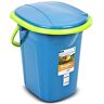 Green Blue GB320 Campingtoilette 19L Mobile Toiletteneimer Reisetoilette Toilette Eimertoilette Mobil Camping (Türkis/Limone)