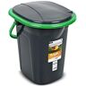 Green Blue GB320 Campingtoilette 19L Mobile Toiletteneimer Reisetoilette Toilette Eimertoilette Mobil Camping (Schwarz/Grün)