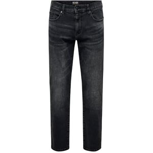 Only & Sons Onsweft Reg. Wb 4101 Mat DNM, Tvättad svart, 29W / 30L Only & Sons Onsweft Reg. Wb 4101 Mat DNM, Tvättad svart, 29W / 30L