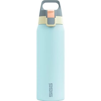 Sigg – drickflaska i rostfritt stål – Shield ONE Multicolor Breeze – lämplig för kolsyrade drycker – läckagesäker – fjäderlätt – BPA-fri – utomhus och fitness – ljusblå – 0,75 l Sigg – drickflaska i rostfritt stål – Shield ONE Multicolor Breeze – lämplig för kolsyrade drycker – läckagesäker – fjäderlätt – BPA-fri – utomhus och fitness – ljusblå – 0,75 l