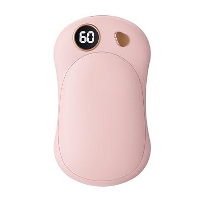 OKYUK Handvärmare, 2-pack, magnetisk handvärmare, elektrisk uppladdningsbar med 5 000 mAh batterikapacitet och 3 nivåer, kan användas som en powerbank, perfekt för camping och presenter (rosa) OKYUK Handvärmare, 2-pack, magnetisk handvärmare, elektrisk uppladdningsbar med 5 000 mAh batterikapacitet och 3 nivåer, kan användas som en powerbank, perfekt för camping och presenter (rosa)