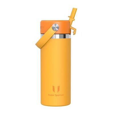 Super Sparrow Sparrow SwivelSip Vattenflaska Barn 500ml Vattenflaska i Rostfritt Stål med Bred Öppning Läckagesäker, BPA-fri Metallflaska Idealisk Termosflaska för Sport, Cykling, Fitness, Utomhus Super Sparrow Sparrow SwivelSip Vattenflaska Barn 500ml Vattenflaska i Rostfritt Stål med Bred Öppning Läckagesäker, BPA-fri Metallflaska Idealisk Termosflaska för Sport, Cykling, Fitness, Utomhus