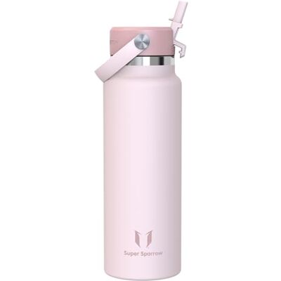 Super Sparrow Sparrow SwivelSip Vattenflaska 1.2L Vattenflaska i Rostfritt Stål med Bred Öppning Läckagesäker, BPA-fri Metallflaska Idealisk Termosflaska för Sport, Cykling, Fitness, Utomhus Super Sparrow Sparrow SwivelSip Vattenflaska 1.2L Vattenflaska i Rostfritt Stål med Bred Öppning Läckagesäker, BPA-fri Metallflaska Idealisk Termosflaska för Sport, Cykling, Fitness, Utomhus