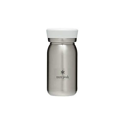Snow Peak MILK vakuumflaska i rostfritt stål, 350 ml, silver, vakuumisolerad dubbel dryckesflaska med skruvlock för dagligt bruk Snow Peak MILK vakuumflaska i rostfritt stål, 350 ml, silver, vakuumisolerad dubbel dryckesflaska med skruvlock för dagligt bruk