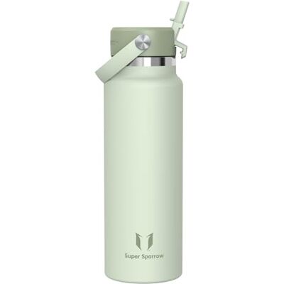 Super Sparrow Sparrow SwivelSip Vattenflaska 1.2L Vattenflaska i Rostfritt Stål med Bred Öppning Läckagesäker, BPA-fri Metallflaska Idealisk Termosflaska för Sport, Cykling, Fitness, Utomhus Super Sparrow Sparrow SwivelSip Vattenflaska 1.2L Vattenflaska i Rostfritt Stål med Bred Öppning Läckagesäker, BPA-fri Metallflaska Idealisk Termosflaska för Sport, Cykling, Fitness, Utomhus