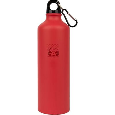 Cao C.A.O. "ART" vattenflaska 0,75 liter i aluminium färg röd höjd 25 cm diameter ø 7,3 cm Cao C.A.O. "ART" vattenflaska 0,75 liter i aluminium färg röd höjd 25 cm diameter ø 7,3 cm