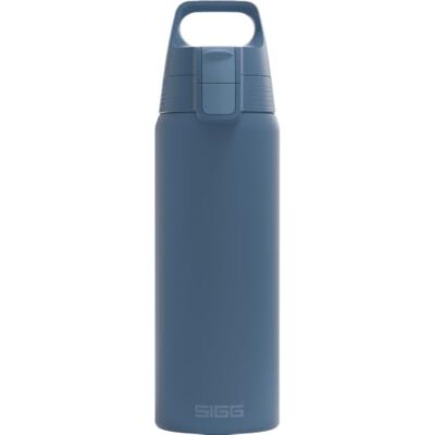 Sigg Vattenflaska i rostfritt stål – Shield ONE Deep Blue – lämplig för kolsyrade drycker – läckagesäker – fjäderlätt – BPA-fri – utomhus och fitness – mörk blå – 0,75 l Sigg Vattenflaska i rostfritt stål – Shield ONE Deep Blue – lämplig för kolsyrade drycker – läckagesäker – fjäderlätt – BPA-fri – utomhus och fitness – mörk blå – 0,75 l