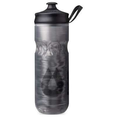 HydraPak Polar Sport Isolerad vattenflaska BPA-fri, sport och cykel klämflaska med handtag (Pulse svart, 600 ml/20 oz) HydraPak Polar Sport Isolerad vattenflaska BPA-fri, sport och cykel klämflaska med handtag (Pulse svart, 600 ml/20 oz)