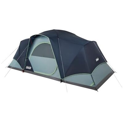 Coleman Skydome XL stort familjetält, väderbeständigt tält för 8/12 personer sätter upp på 5 minuter, regnflug- och bärväska ingår, tillverkad av PFAS-fria material Coleman Skydome XL stort familjetält, väderbeständigt tält för 8/12 personer sätter upp på 5 minuter, regnflug- och bärväska ingår, tillverkad av PFAS-fria material