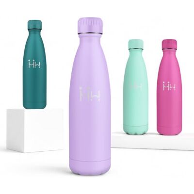 JAPORIA 500 ml vattenflaska, dubbelvägg, återanvändbar termisk flaska, läckagesäker, lämplig för utomhusaktiviteter, pendling, strand, resor JAPORIA 500 ml vattenflaska, dubbelvägg, återanvändbar termisk flaska, läckagesäker, lämplig för utomhusaktiviteter, pendling, strand, resor