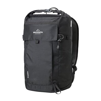 BravEarth Caiman 20l, svart Unisex vandringsryggsäck BravEarth Caiman 20l, svart Unisex vandringsryggsäck