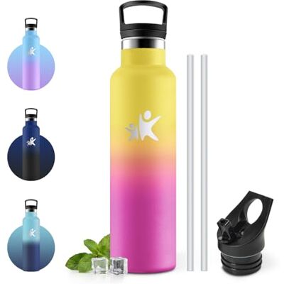 JAPORIA Isolerad flaska 750 ml, flaska med sugrör, BPA-fri, vattentät, lätt att rengöra perfekt för cykling, utomhus och resor JAPORIA Isolerad flaska 750 ml, flaska med sugrör, BPA-fri, vattentät, lätt att rengöra perfekt för cykling, utomhus och resor