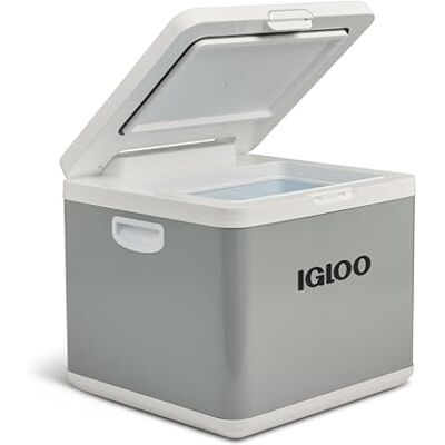 Igloo Kylskåp med hybridkompressor IH45 Frys, 43 liter, 12 V och 230 V, minikylskåp för bil, husvagn och camping, grå. Igloo Kylskåp med hybridkompressor IH45 Frys, 43 liter, 12 V och 230 V, minikylskåp för bil, husvagn och camping, grå.
