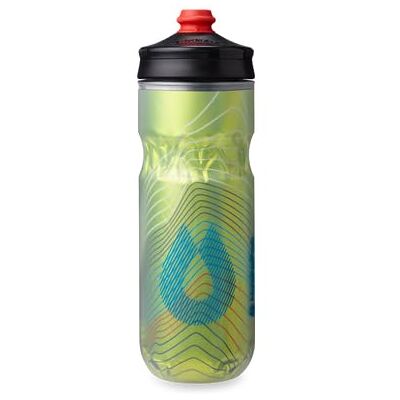 HydraPak Polar Surge Vattenflaska för cykel – Högflödesflaska för cykling och sport (gul, 20oz) HydraPak Polar Surge Vattenflaska för cykel – Högflödesflaska för cykling och sport (gul, 20oz)
