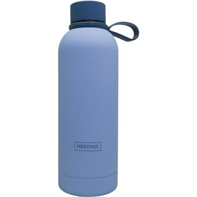NERTHUS FIH 1270 dubbelväggig flaska urban series 500 ml marinblå rostfritt stål perfekt för arbete resor strand NERTHUS FIH 1270 dubbelväggig flaska urban series 500 ml marinblå rostfritt stål perfekt för arbete resor strand