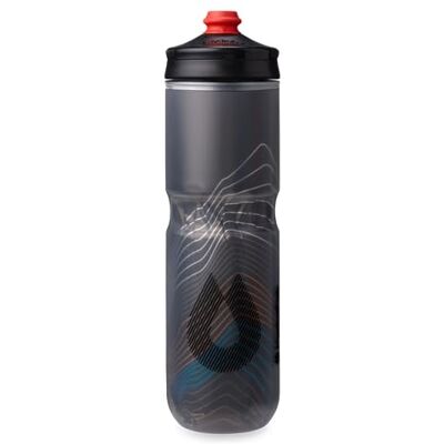 HydraPak Polar Surge Cykelflaska – Vattenflaska med högt flöde, för cykling och sport (svart, 24 oz) HydraPak Polar Surge Cykelflaska – Vattenflaska med högt flöde, för cykling och sport (svart, 24 oz)