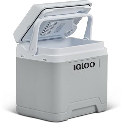 Igloo IE24 elektrisk kylbox, 12V och 230V, 24L – kompakt minikyl för bil, camping, semester, båt och festivaler – lätt, portabel, med praktiskt kabelfack och Eco/Max-läge Igloo IE24 elektrisk kylbox, 12V och 230V, 24L – kompakt minikyl för bil, camping, semester, båt och festivaler – lätt, portabel, med praktiskt kabelfack och Eco/Max-läge