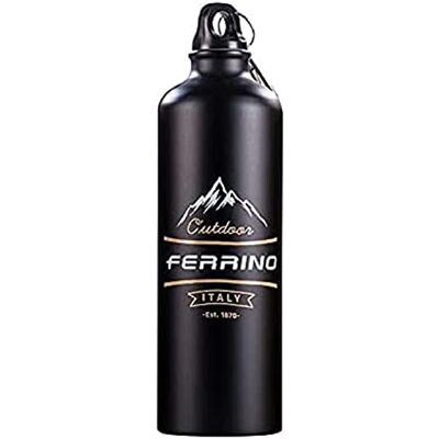 Ferrino Pure, Vattenflaska Aluminium Unisex Vuxen, Svart, En storlek Ferrino Pure, Vattenflaska Aluminium Unisex Vuxen, Svart, En storlek