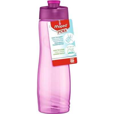 Maped Picnik Origins-flaska 750 ml kompakt handtag enkel och praktisk hals BPA-fri lätt att rengöra rosa Maped Picnik Origins-flaska 750 ml kompakt handtag enkel och praktisk hals BPA-fri lätt att rengöra rosa
