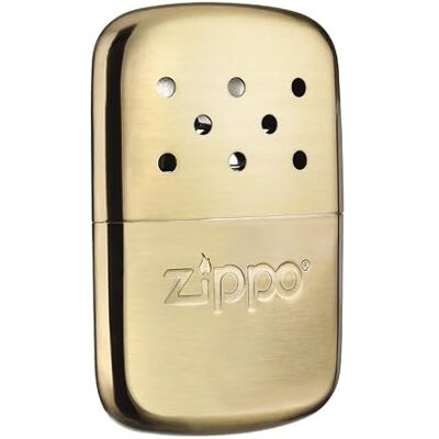 Zippo Handvärmare – 12 timmars värme – påfyllningsbar med bensin för lättare – återanvändbar – guldvärmande händer Zippo Handvärmare – 12 timmars värme – påfyllningsbar med bensin för lättare – återanvändbar – guldvärmande händer