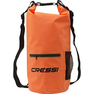 CRESSI DRY BAG ORANGE WITH ZIP 10 lt CRESSI DRY BAG ORANGE WITH ZIP 10 lt
