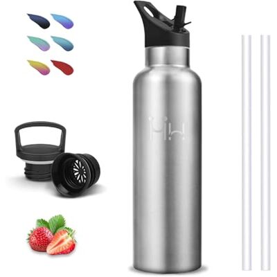 Grsta 500 ml vattenflaska för barn, 500 ml, BPA-fri, vattenflaska med sugrör, läckagefri, vattenflaska i rostfritt stål, vattenflaska i metall, Doble Aislamiento, flaskor för skolor, kontor, camping Grsta 500 ml vattenflaska för barn, 500 ml, BPA-fri, vattenflaska med sugrör, läckagefri, vattenflaska i rostfritt stål, vattenflaska i metall, Doble Aislamiento, flaskor för skolor, kontor, camping