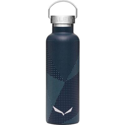 Salewa Valsura isolerad rostfritt stål 0,65 l flaska, marinblå/prickar, UNI Salewa Valsura isolerad rostfritt stål 0,65 l flaska, marinblå/prickar, UNI