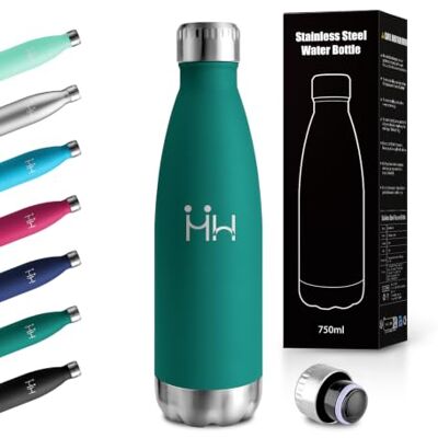 JAPORIA 750ml Termisk Flaska, Rostfritt stål Vattenflaska, BPA-fri, Dubbel Vägg Isolerande, Droppsäker, Återanvändbar Termisk Vattenflaska för Barn, Vuxen, Skolan, Kontor, Camping, Utomhus JAPORIA 750ml Termisk Flaska, Rostfritt stål Vattenflaska, BPA-fri, Dubbel Vägg Isolerande, Droppsäker, Återanvändbar Termisk Vattenflaska för Barn, Vuxen, Skolan, Kontor, Camping, Utomhus