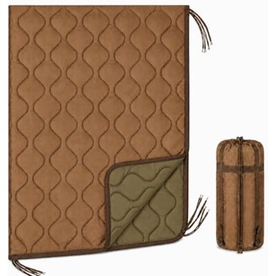 USGI Industries Militär Woobie-filt termiskt isolerad campingfilt, ponchofoder Stor, bärbar, isolering, vattentålig, för vandring, överlevnad Kompressionsväska USGI Industries Militär Woobie-filt termiskt isolerad campingfilt, ponchofoder Stor, bärbar, isolering, vattentålig, för vandring, överlevnad Kompressionsväska