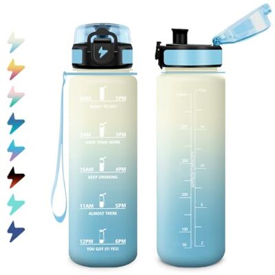 KollyKolla 500 ml vattenflaska för flickor, motiverande vattenflaska med filter, läckagesäker, lätt och lätt att hålla, sportvattenflaska med tidsmarkör, flaska för barn, camping KollyKolla 500 ml vattenflaska för flickor, motiverande vattenflaska med filter, läckagesäker, lätt och lätt att hålla, sportvattenflaska med tidsmarkör, flaska för barn, camping