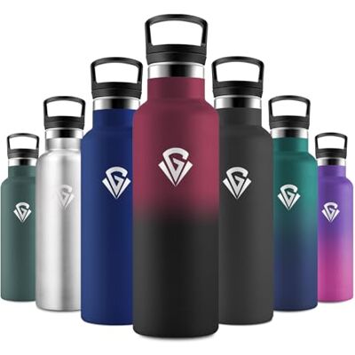 JAPORIA 500 ml Termisk Vattenflaska, Vattenflaska med sugrör, Flaskor för kolsyrade drycker, BPA-fri, läckagesäker, skola, camping JAPORIA 500 ml Termisk Vattenflaska, Vattenflaska med sugrör, Flaskor för kolsyrade drycker, BPA-fri, läckagesäker, skola, camping