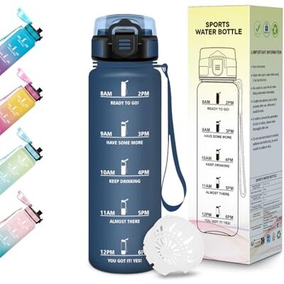 Motswedi 500 ml flaska, BPA-fri, plastflaska, läckagesäker, barnflaska, lämplig för fettdrycker, perfekt för yoga, skola, utomhusaktiviteter Mörkblå Motswedi 500 ml flaska, BPA-fri, plastflaska, läckagesäker, barnflaska, lämplig för fettdrycker, perfekt för yoga, skola, utomhusaktiviteter Mörkblå
