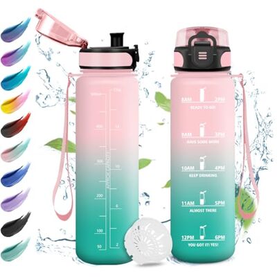 KollyKolla Barnflaska 500 ml, läckagesäker, enkel rengöring, vattenflaska med filter, 1 klick öppen, motiverande med tidsmarkör, vattenflaska för camping, resor, skola KollyKolla Barnflaska 500 ml, läckagesäker, enkel rengöring, vattenflaska med filter, 1 klick öppen, motiverande med tidsmarkör, vattenflaska för camping, resor, skola