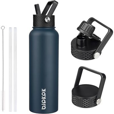BJPKPK Unisex's BK40powdercolor05 rostfritt stål vattenflaskor, 1200 ml/44 oz BJPKPK Unisex's BK40powdercolor05 rostfritt stål vattenflaskor, 1200 ml/44 oz