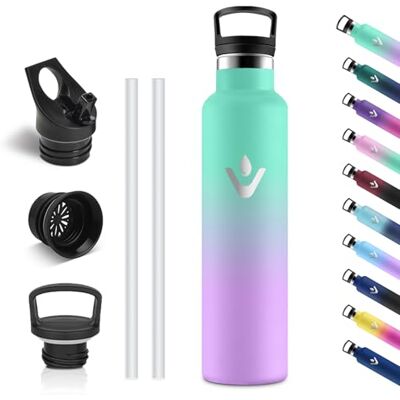 Vikastar Motswedi Termosflaska 1l, Kall och Varm, Vattenflaska I Rostfritt StåL, Termosflaska, LäCkagesäKer, Drickflaska med Sugrör, BPA-Fri, Rostfritt StåL Drickflaska för Fitness, Sport, Sjögrön & Ljuslila Vikastar Motswedi Termosflaska 1l, Kall och Varm, Vattenflaska I Rostfritt StåL, Termosflaska, LäCkagesäKer, Drickflaska med Sugrör, BPA-Fri, Rostfritt StåL Drickflaska för Fitness, Sport, Sjögrön & Ljuslila