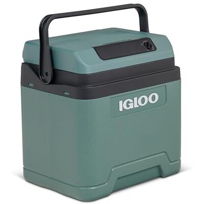 Igloo IE24 Elektrisk kylare 12 V, 230 V, 24 l, kompakt kylbox för bil, camping, semester, båt, festivaler, lätt, bärbar med praktiskt kabelfack och Eco/Max-läge Igloo IE24 Elektrisk kylare 12 V, 230 V, 24 l, kompakt kylbox för bil, camping, semester, båt, festivaler, lätt, bärbar med praktiskt kabelfack och Eco/Max-läge