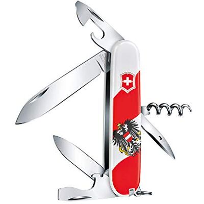 Victorinox , fickkniv, Spartan, 91 mm, Österrike (12 funktioner, blad, korkdragare, burköppnare, blad), Österrike Victorinox , fickkniv, Spartan, 91 mm, Österrike (12 funktioner, blad, korkdragare, burköppnare, blad), Österrike