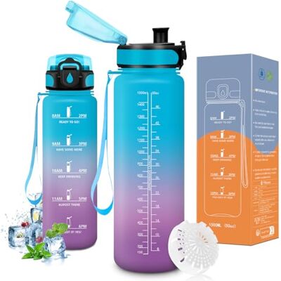 Vikaster Vattenflaska, drickflaska 1,5 l, stor drickflaska, kolsyra, lämplig för vattenflaska, läckagesäker, sportflaska för fitness, utomhus Vikaster Vattenflaska, drickflaska 1,5 l, stor drickflaska, kolsyra, lämplig för vattenflaska, läckagesäker, sportflaska för fitness, utomhus