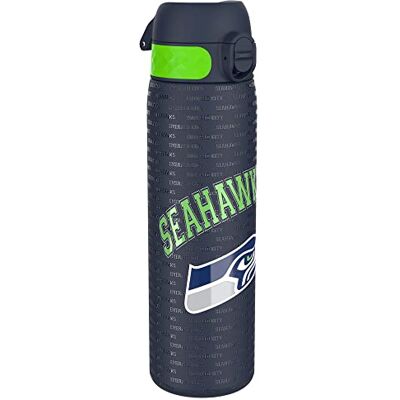 Ion8 NFL Seattle Seahawks Lätt Vattenflaska I Stål, 600 ml/20 oz, Ej Isolerad, Läckagesäker, Lätt Att Öppna, Säker Låsning, Diskmaskinssäker, Fällbart Lock, Passar Mugghållare, Lätt att Rengöra Ion8 NFL Seattle Seahawks Lätt Vattenflaska I Stål, 600 ml/20 oz, Ej Isolerad, Läckagesäker, Lätt Att Öppna, Säker Låsning, Diskmaskinssäker, Fällbart Lock, Passar Mugghållare, Lätt att Rengöra