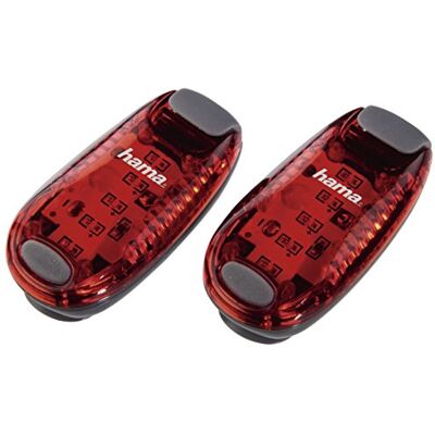 Hama LED-Säkerhetslampa Ficklampa Inkl. Batteri, Röd, Paket med 2 Hama LED-Säkerhetslampa Ficklampa Inkl. Batteri, Röd, Paket med 2