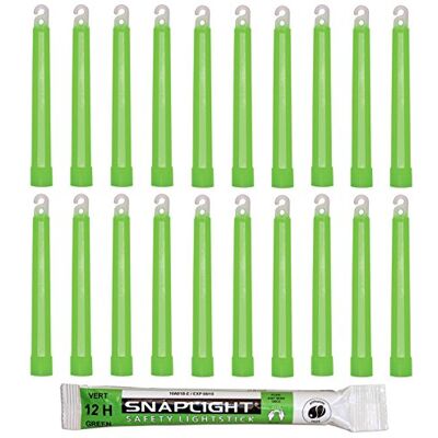 Cyalume SnapLight grön ljusstake Glow Sticks – 15 cm 6 tum industriell kvalitet ljusstav, ultra ljusa ljuspinnar med ljustid 12 timmar (förpackning med 20) Cyalume SnapLight grön ljusstake Glow Sticks – 15 cm 6 tum industriell kvalitet ljusstav, ultra ljusa ljuspinnar med ljustid 12 timmar (förpackning med 20)