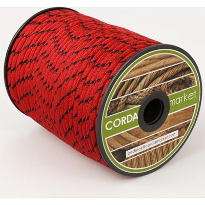 Cordamarket 8 mm drize-rep, vuxna unisex, röd, 50 meter Cordamarket 8 mm drize-rep, vuxna unisex, röd, 50 meter