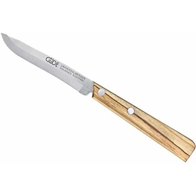 Güde Solingen – universell kniv av trä med tandat blad, 11 cm - kniv Güde Solingen – universell kniv av trä med tandat blad, 11 cm - kniv