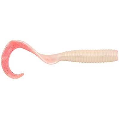 Berkley Gulp! Grub Fishing Soft Bait, Pink Shine, 4 Berkley Gulp! Grub Fishing Soft Bait, Pink Shine, 4